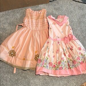 Charming Pink Floral Kids Dress Set